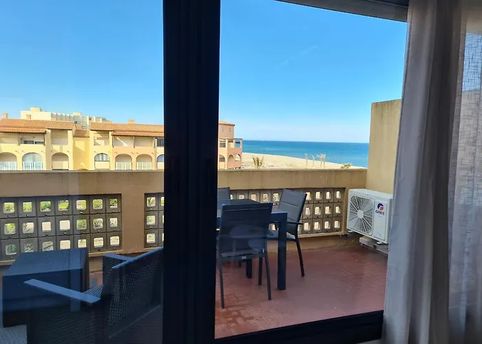 Studio Vue Mer, Balcon, Piscine, Clim, Parking Prive شقة